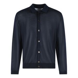 Seven Gauge Blue Lyocell Shirt Men
